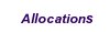 allocations